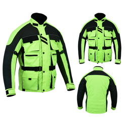 Six Pocket Textile Jacket - Fluorescent