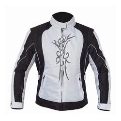 Ladies Cordura Jacket - Black/White