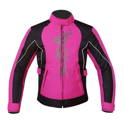 Ladies Cordura Jacket - Black/Pink