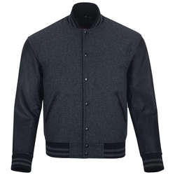 Varsity Jacket - Grey/Black