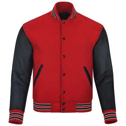 Varsity Jacket - Red/Black