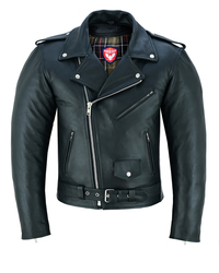 Brando Leather Armoured Motorcycle Jacket ( Men's)