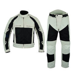 Sportex Air Mesh Jacket and Trouser Combo - Beige/Black